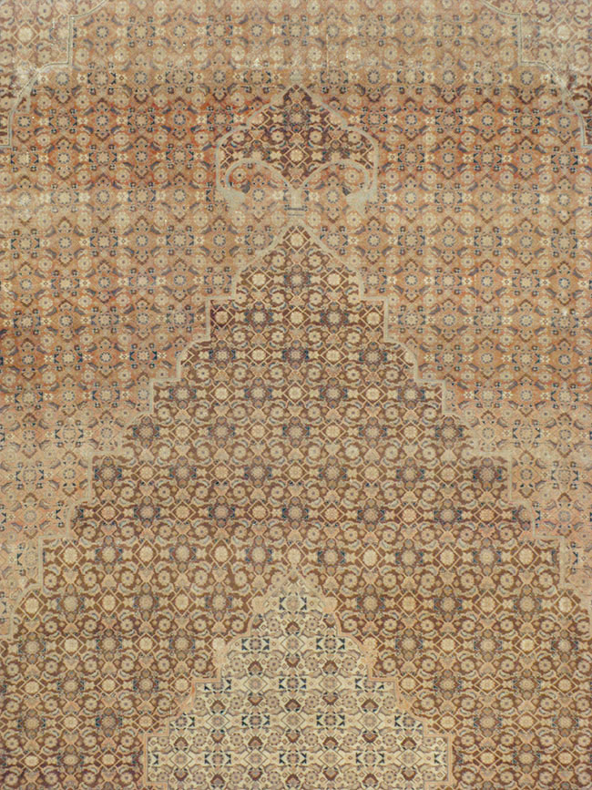 Antique Persian Tabriz Carpet, No.13297 - Staging
