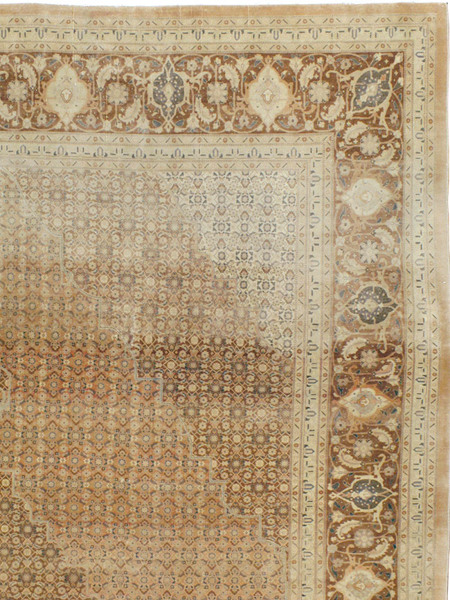 Antique Persian Tabriz Carpet, No.13297 - Staging
