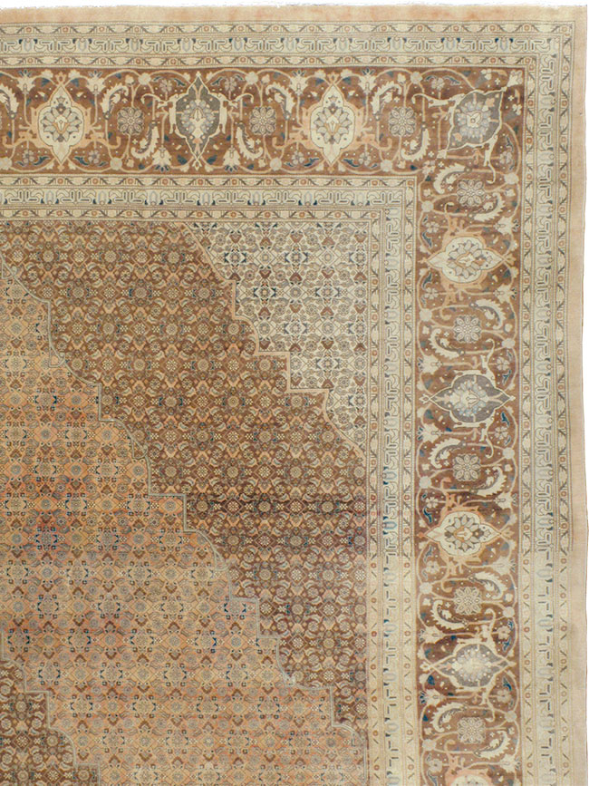 Antique Persian Tabriz Carpet, No.13297 - Staging