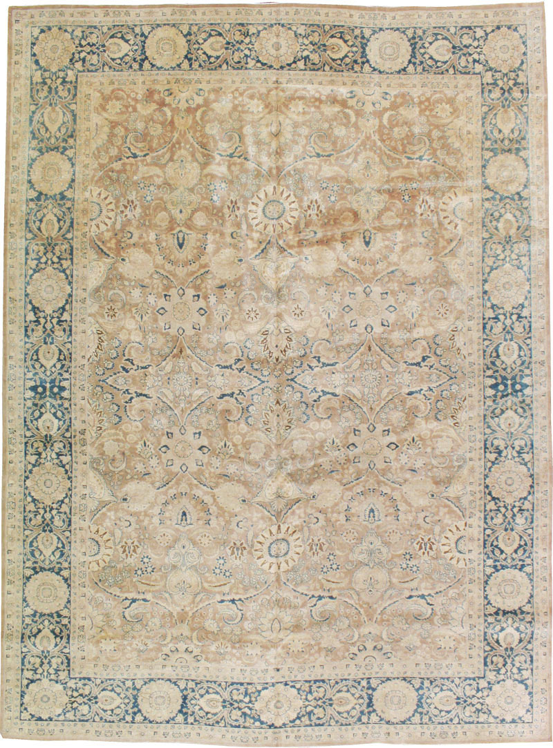 Antique Persian Tabriz Carpet, No.13299 - Staging