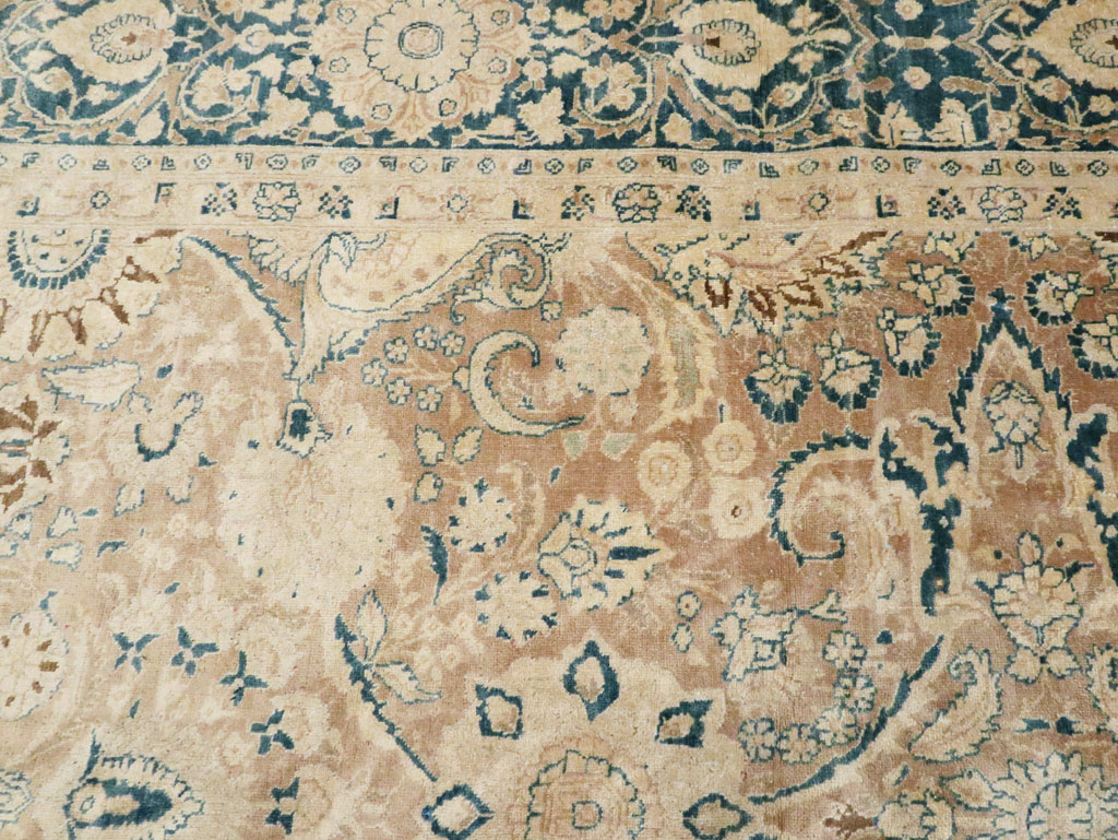 Antique Persian Tabriz Carpet, No.13299 - Staging