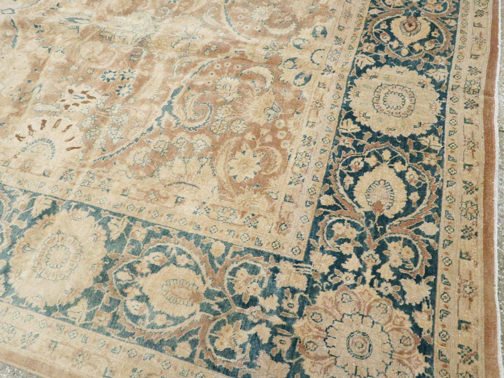 Antique Persian Tabriz Carpet, No.13299 - Staging