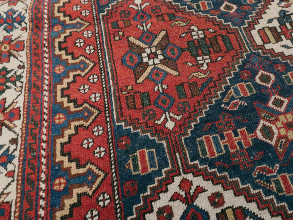 Antique Persian Afshar  Rug, No.13309 - Staging