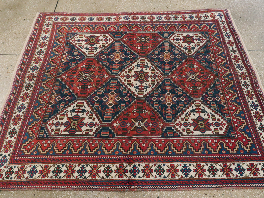 Antique Persian Afshar  Rug, No.13309 - Staging