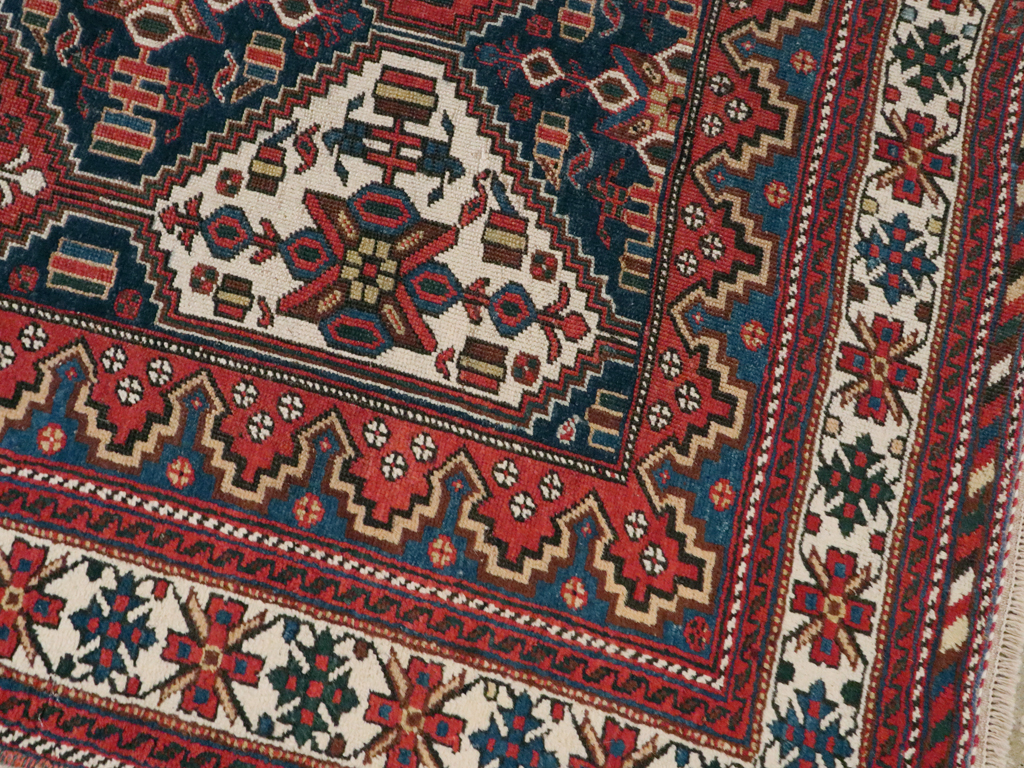 Antique Persian Afshar  Rug, No.13309 - Staging