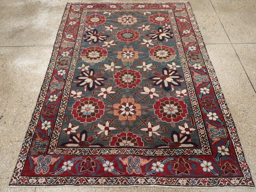 Antique Persian Malayer Rug, No.13314 - Staging
