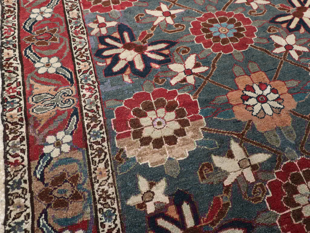 Antique Persian Malayer Rug, No.13314 - Staging