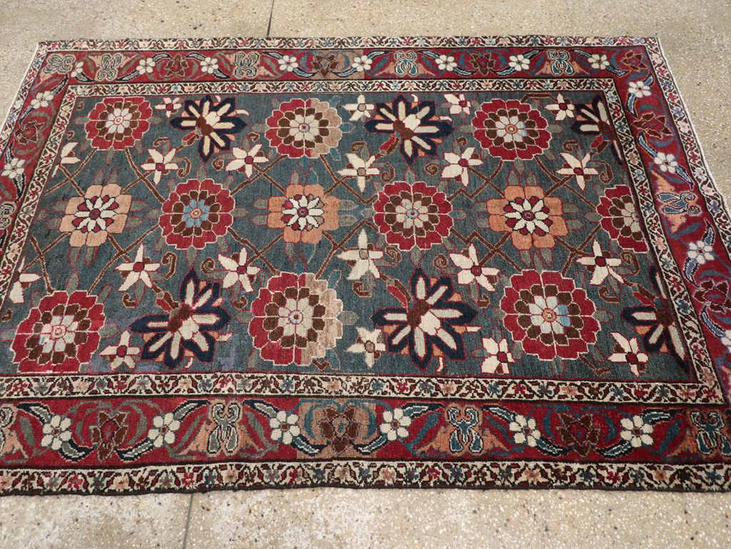 Antique Persian Malayer Rug, No.13314 - Staging