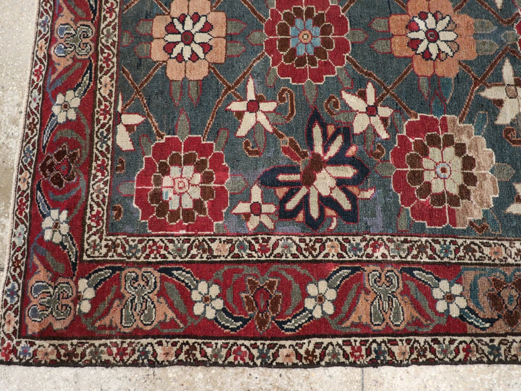 Antique Persian Malayer Rug, No.13314 - Staging