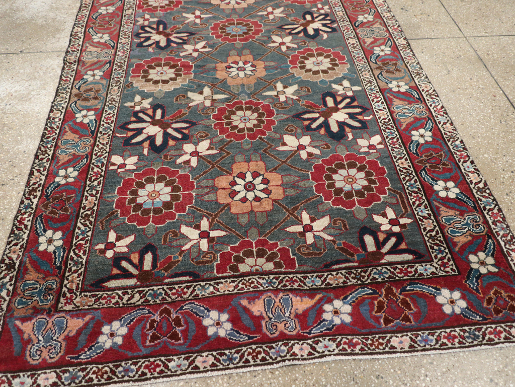 Antique Persian Malayer Rug, No.13314 - Staging