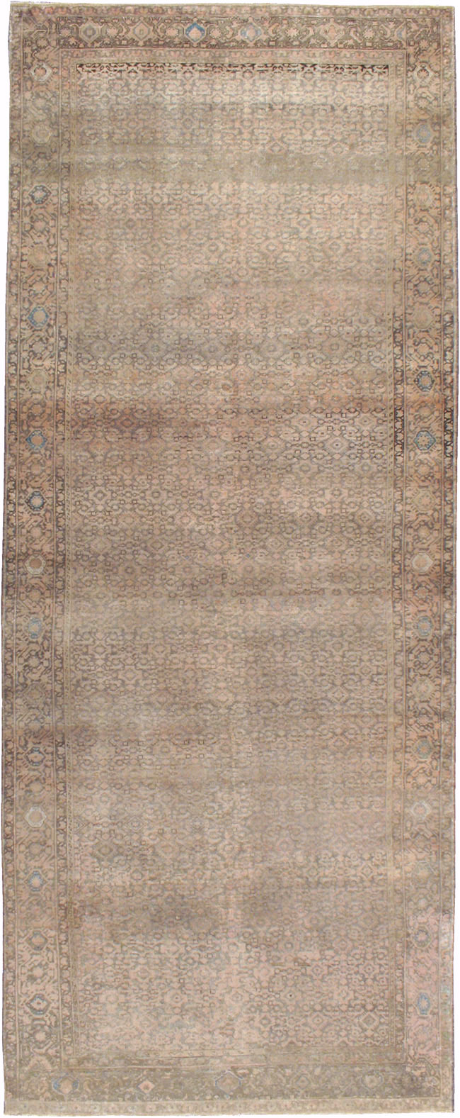 Vintage Persian Malayer Carpet, No.13319 - Staging