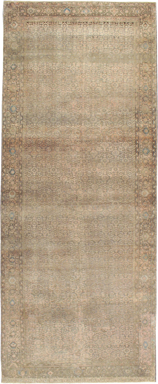 Vintage Persian Malayer Carpet, No.13319 - Staging