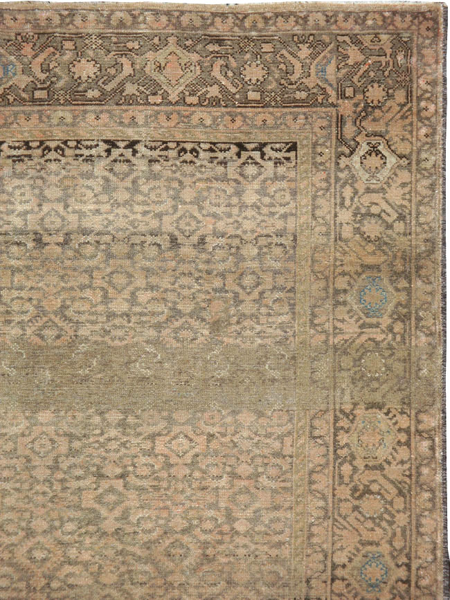 Vintage Persian Malayer Carpet, No.13319 - Staging