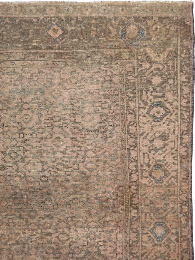 Vintage Persian Malayer Carpet, No.13319 - Staging