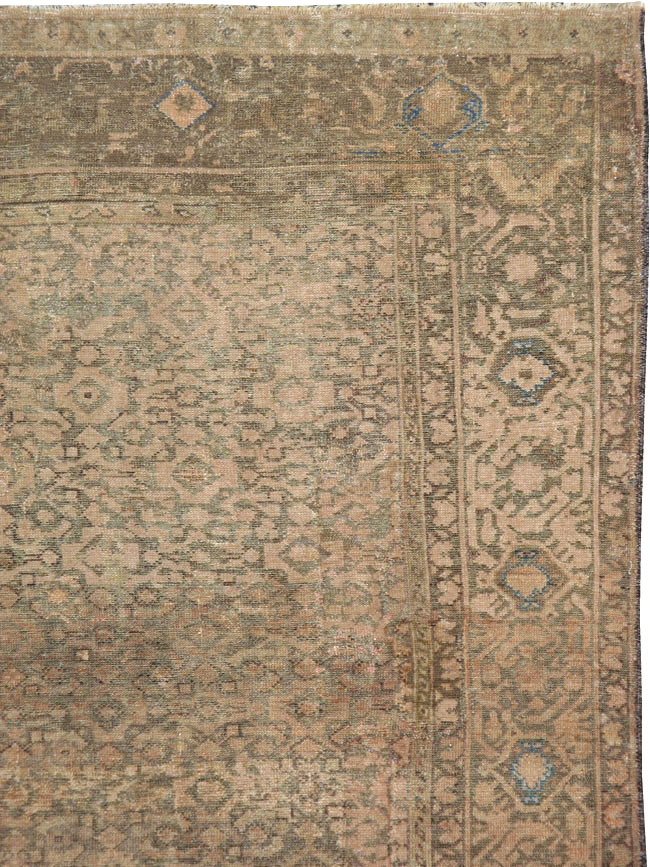 Vintage Persian Malayer Carpet, No.13319 - Staging