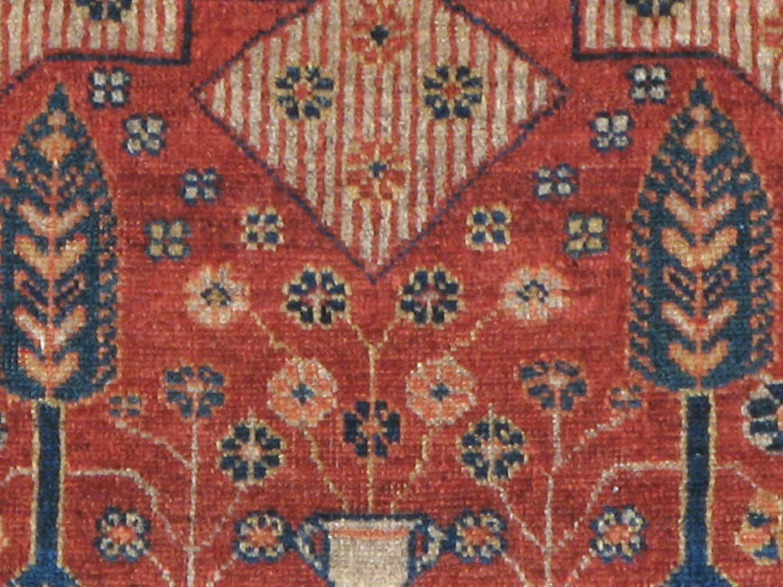 Antique Persian Fereghan Rug, No.13321 - Staging