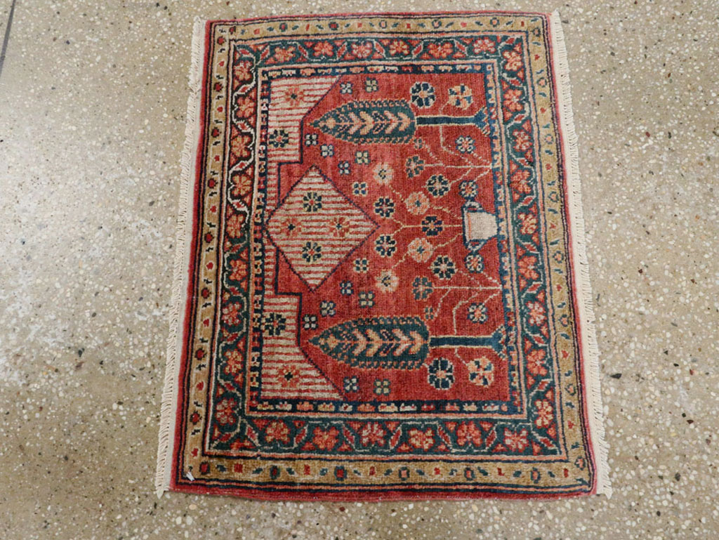 Antique Persian Fereghan Rug, No.13321 - Staging