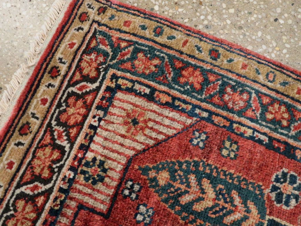 Antique Persian Fereghan Rug, No.13321 - Staging