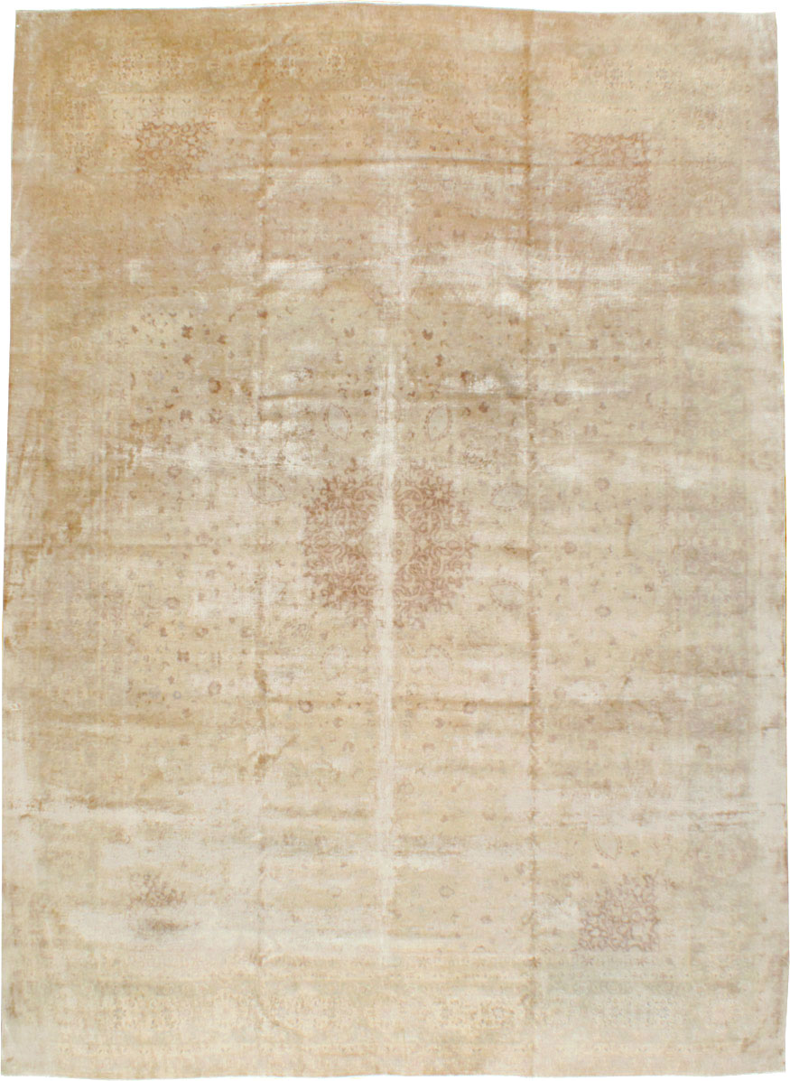 Antique Persian Tabriz Carpet, No.13335 - Staging