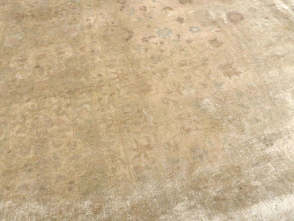 Antique Persian Tabriz Carpet, No.13335 - Staging