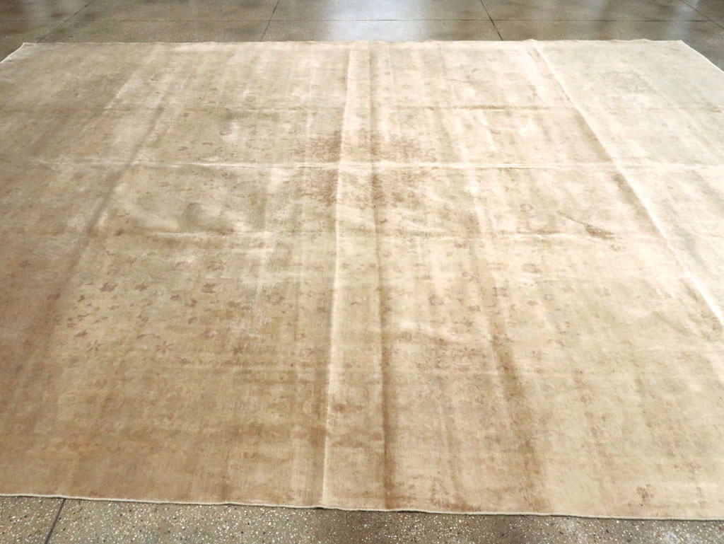 Antique Persian Tabriz Carpet, No.13335 - Staging