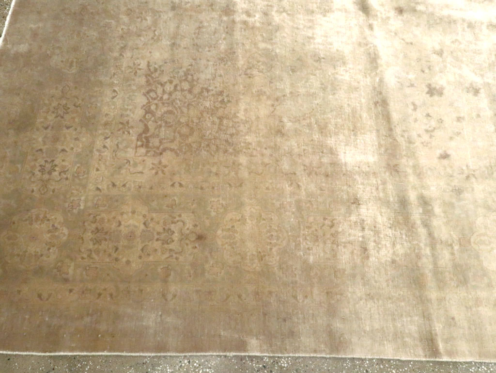 Antique Persian Tabriz Carpet, No.13335 - Staging