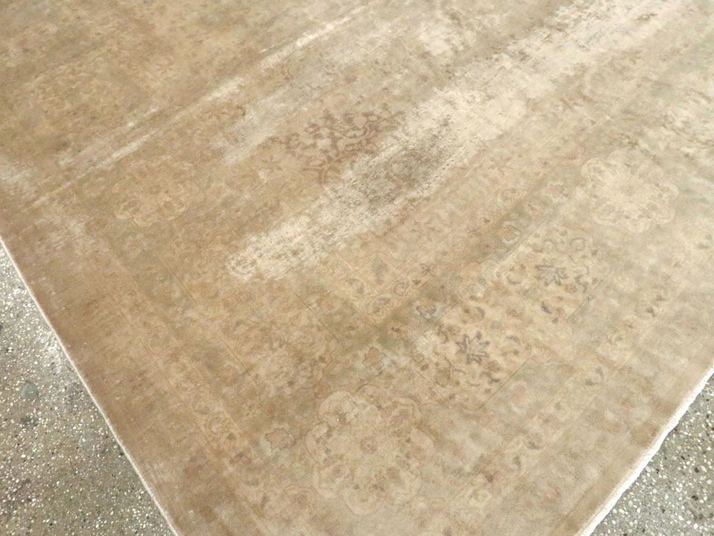 Antique Persian Tabriz Carpet, No.13335 - Staging