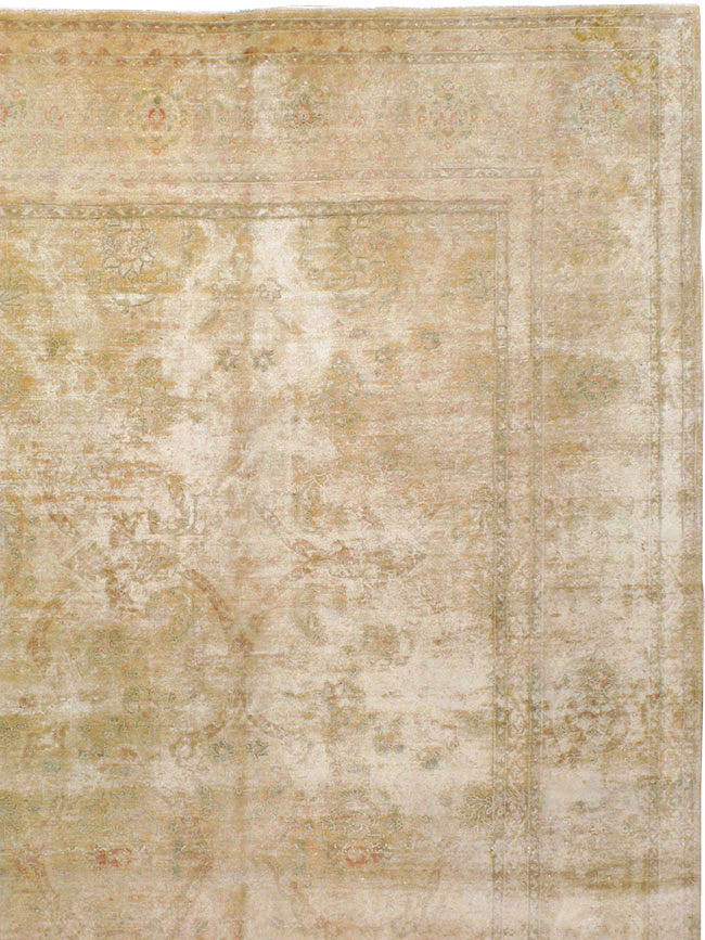 Antique Persian Tabriz Rug, No.13343 - Staging