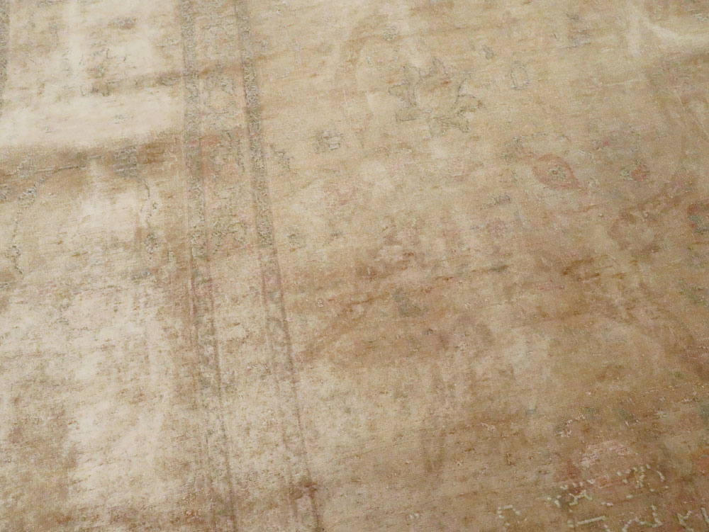 Antique Persian Tabriz Rug, No.13343 - Staging