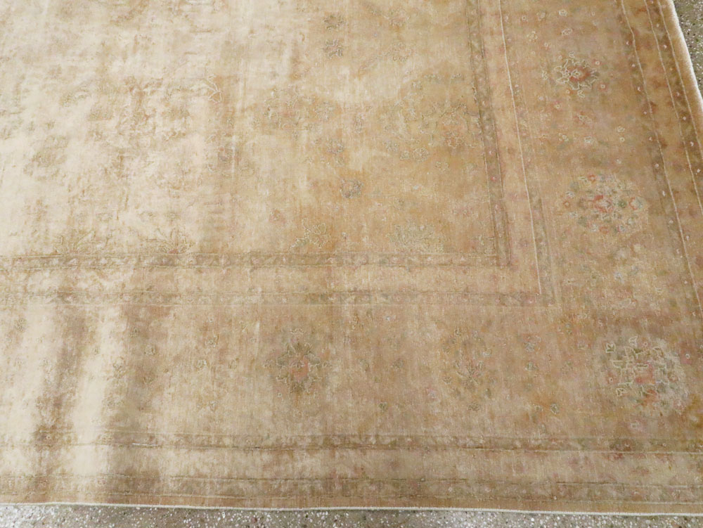 Antique Persian Tabriz Rug, No.13343 - Staging