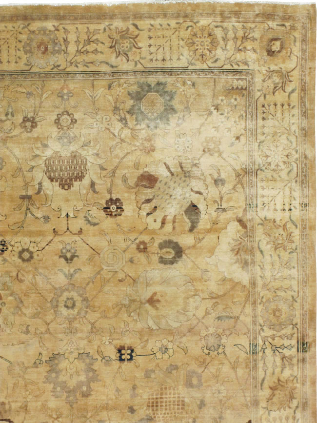 Antique Persian Tabriz Carpet, No.13346 - Staging