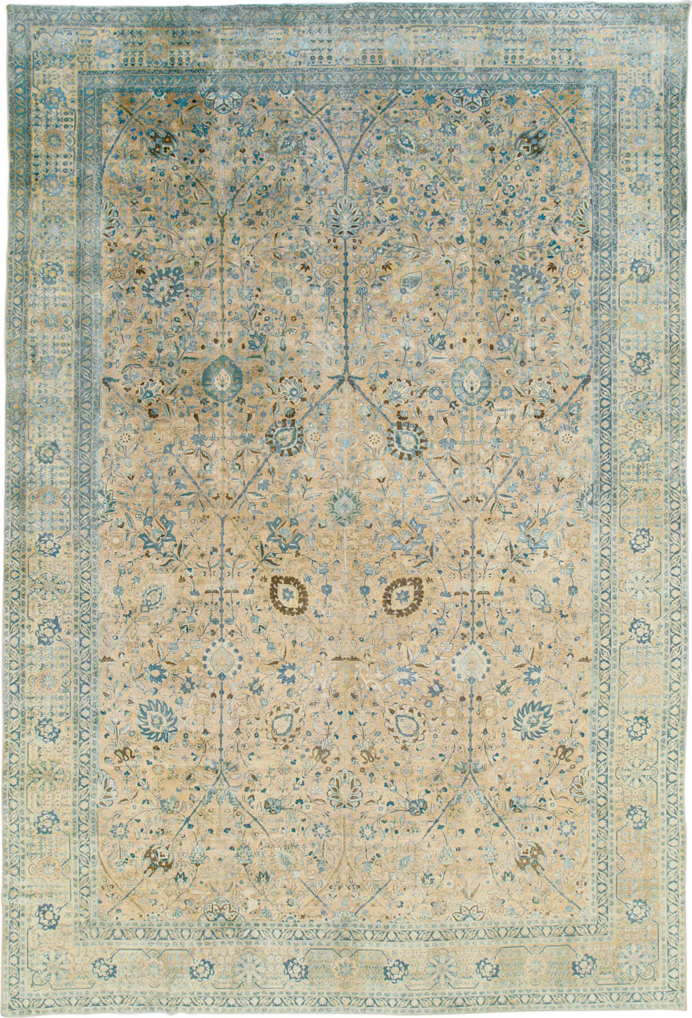 Antique Persian Tabriz Carpet, No.13347 - Staging