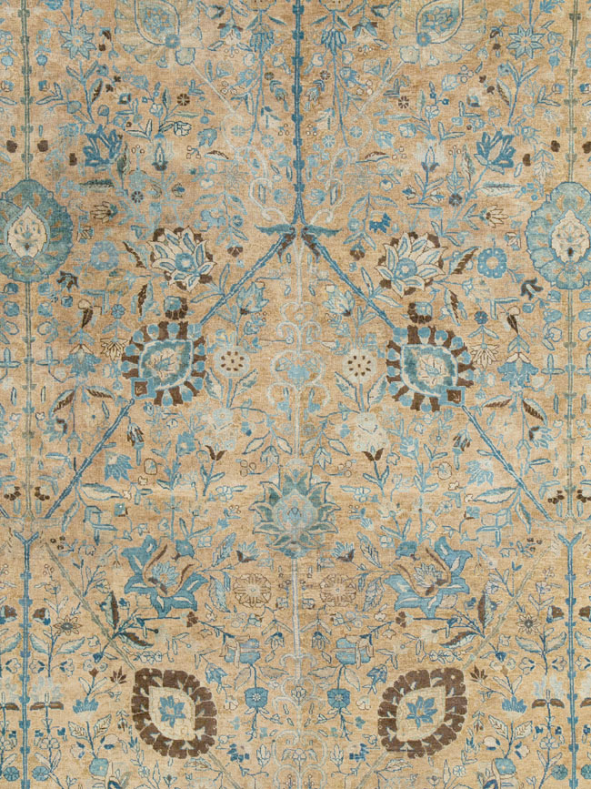Antique Persian Tabriz Carpet, No.13347 - Staging
