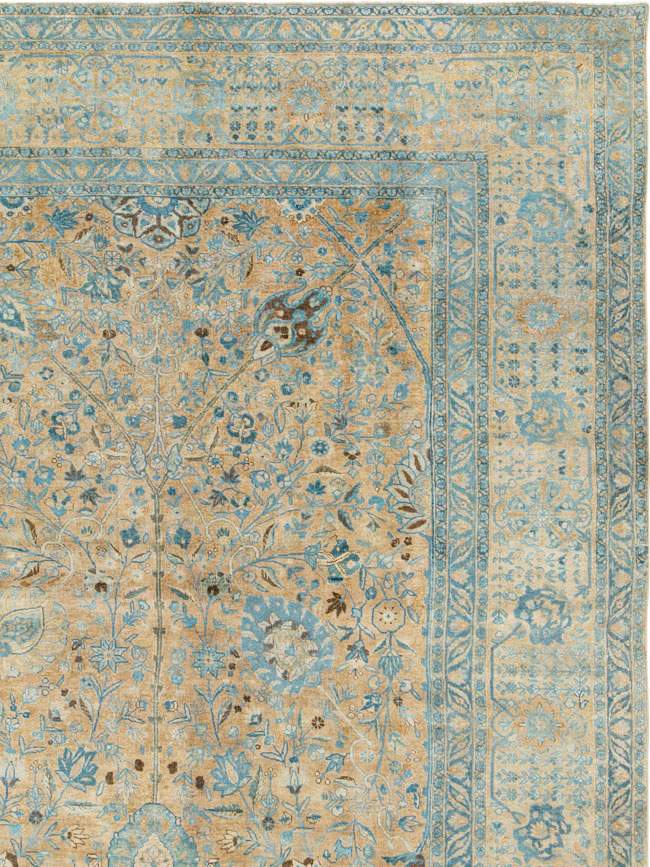 Antique Persian Tabriz Carpet, No.13347 - Staging