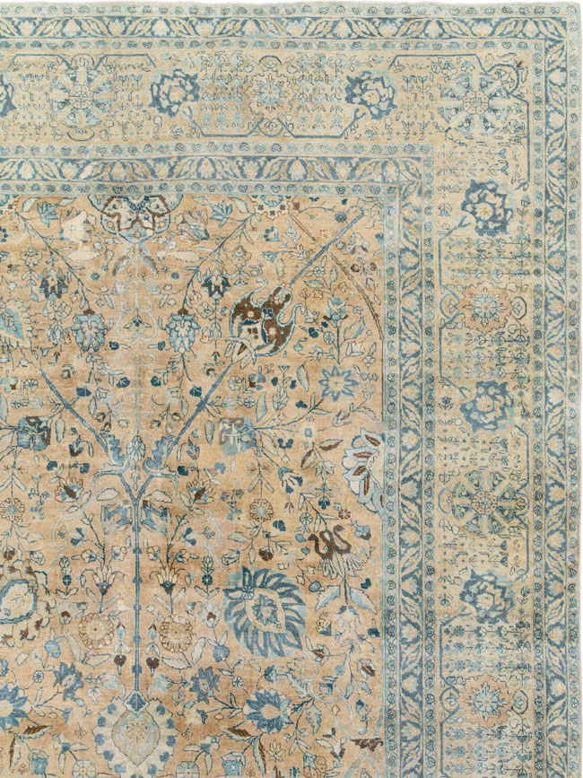 Antique Persian Tabriz Carpet, No.13347 - Staging