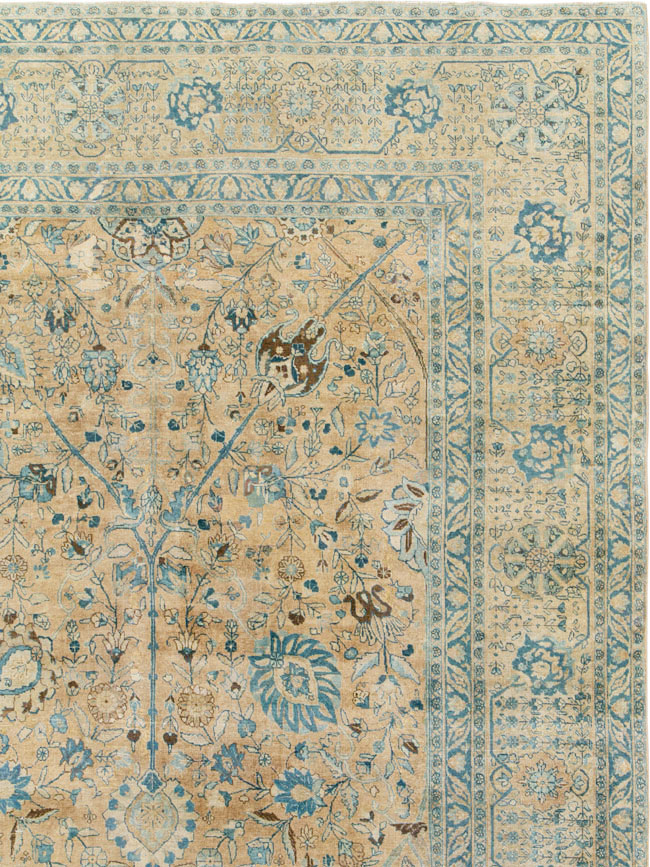 Antique Persian Tabriz Carpet, No.13347 - Staging