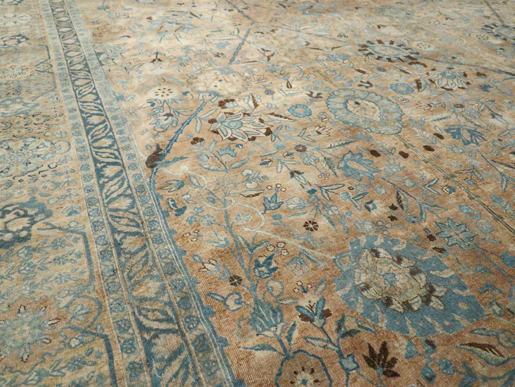 Antique Persian Tabriz Carpet, No.13347 - Staging