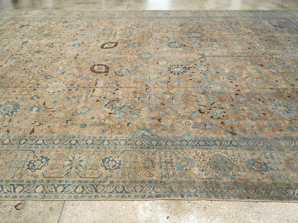 Antique Persian Tabriz Carpet, No.13347 - Staging