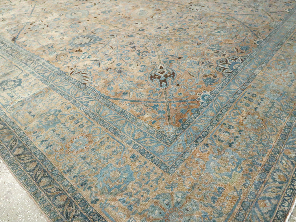 Antique Persian Tabriz Carpet, No.13347 - Staging