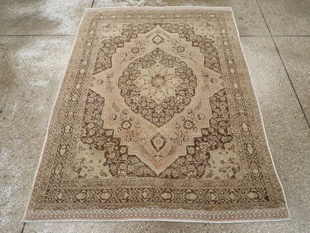 Antique Persian Tabriz Rug, No.13360 - Staging
