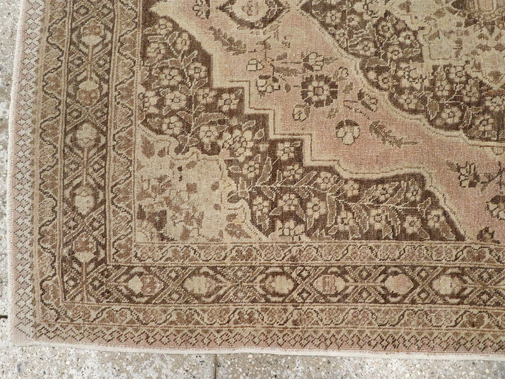 Antique Persian Tabriz Rug, No.13360 - Staging