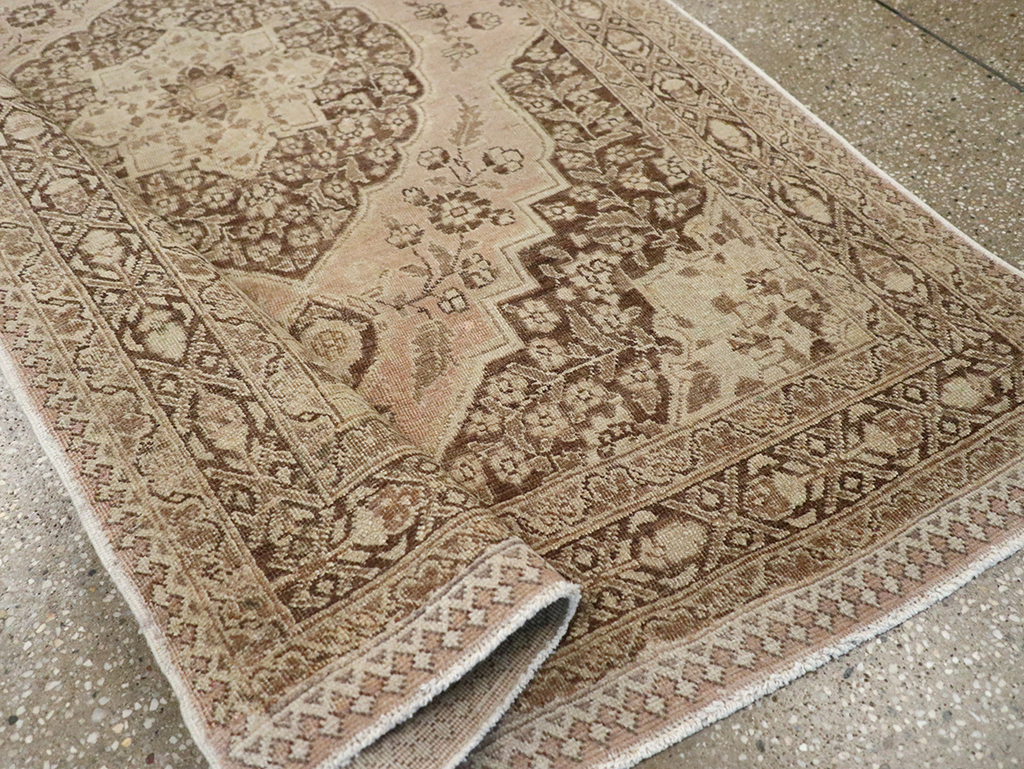 Antique Persian Tabriz Rug, No.13360 - Staging