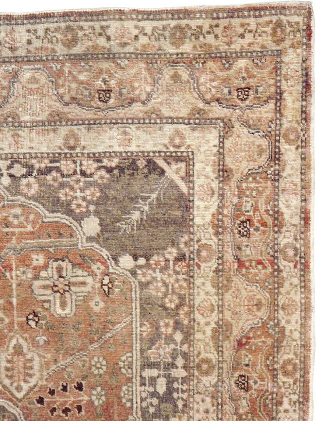 Antique Persian Tabriz Rug, No.13361 - Staging
