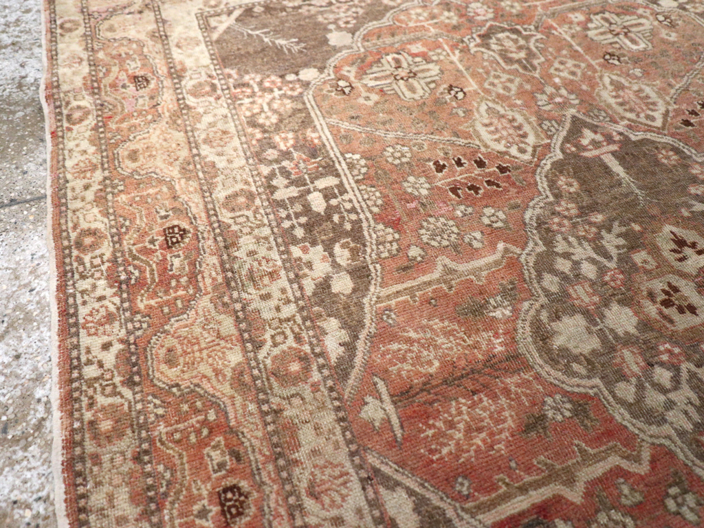 Antique Persian Tabriz Rug, No.13361 - Staging