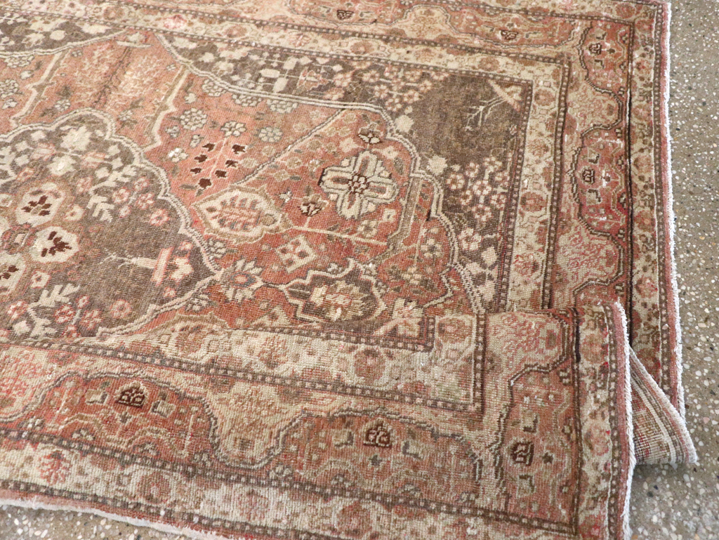 Antique Persian Tabriz Rug, No.13361 - Staging