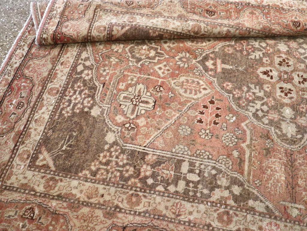 Antique Persian Tabriz Rug, No.13361 - Staging