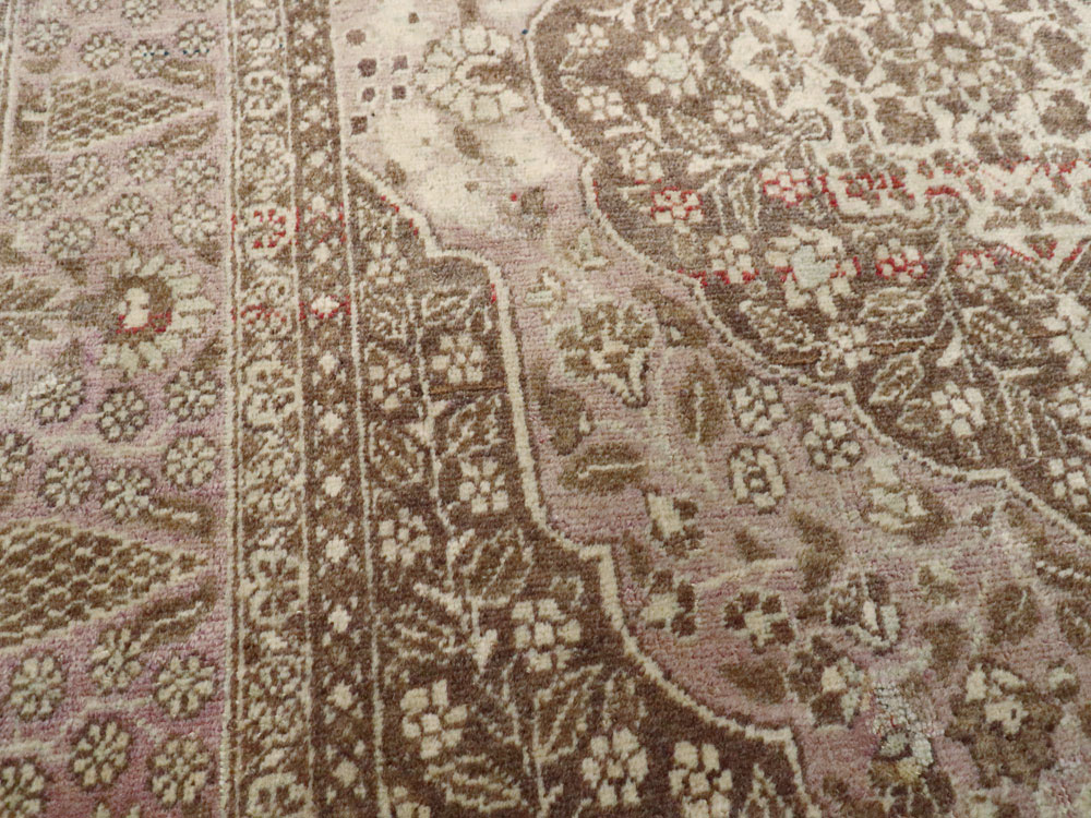 Antique Persian Tabriz Rug, No.13363 - Staging