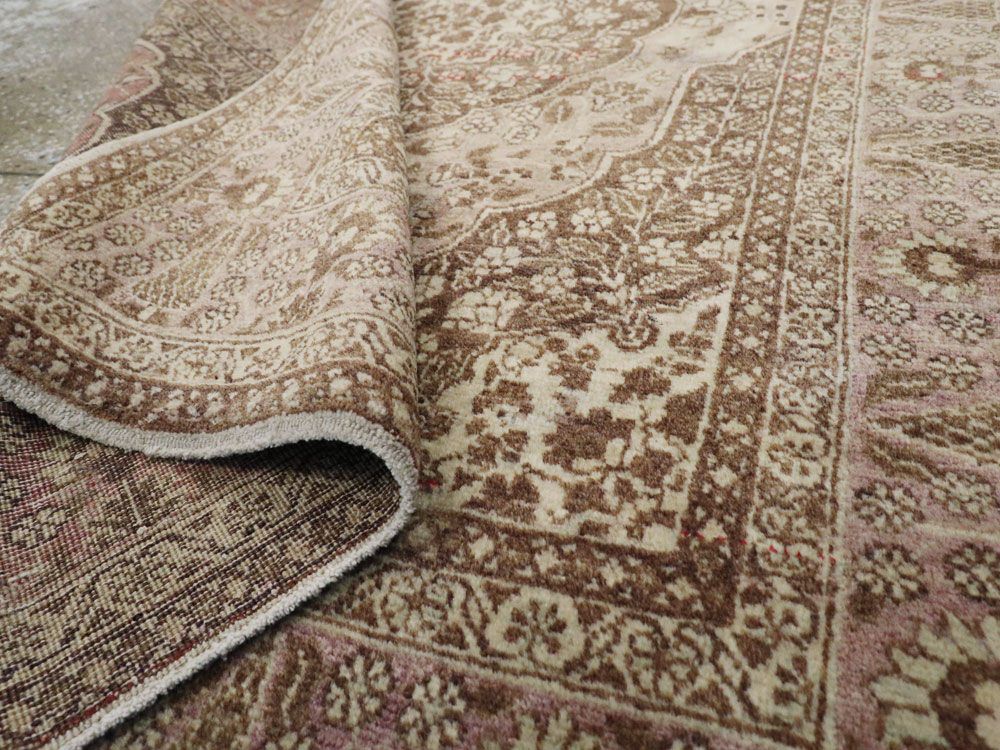 Antique Persian Tabriz Rug, No.13363 - Staging