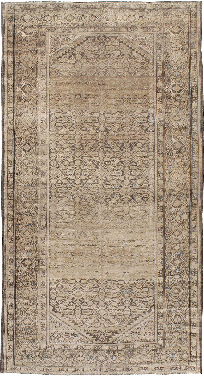 Antique Persian Malayer Rug, No.13367 - Staging