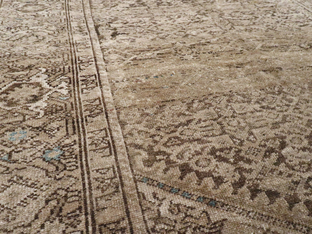 Antique Persian Malayer Rug, No.13367 - Staging